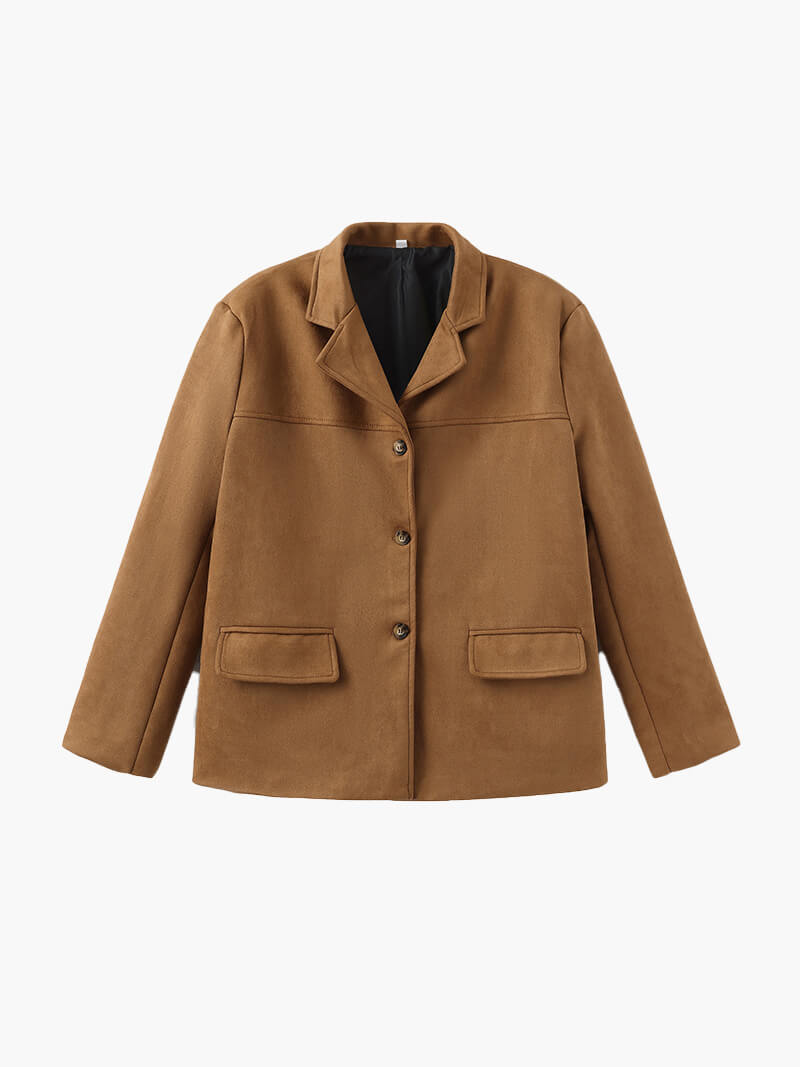 Matilda Faux Suede Blazer